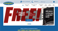 Desktop Screenshot of croma-foamcutter.com