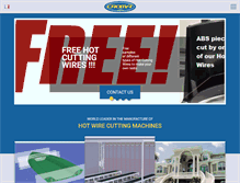 Tablet Screenshot of croma-foamcutter.com
